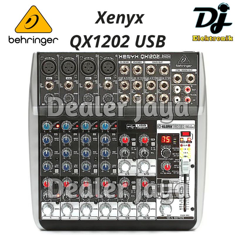 Jual Mixer Analog Behringer Xenyx QX 1202 USB / QX1202 USB / QX1202USB