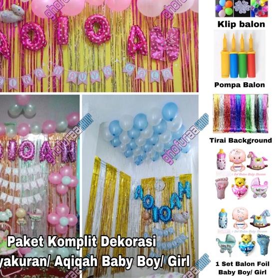Jual Paket Dekorasi AQIQAH KOMPLIT Paket Aqiqah dekorasi Tasyakuran