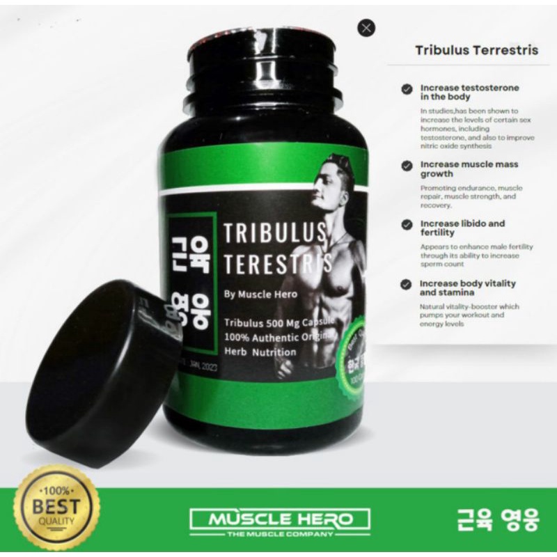 Jual Tribulus 500 Mg By Muscle Hero Tribulus Terrestris Peningkat