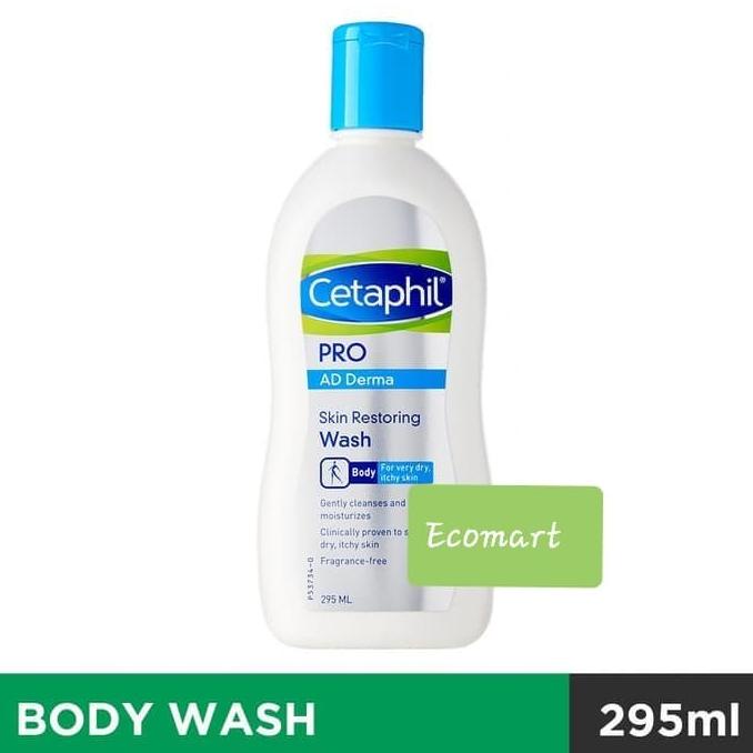 Jual Cetaphil Pro Ad Derma Restoraderm Body Wash 295 ml Shopee Indonesia