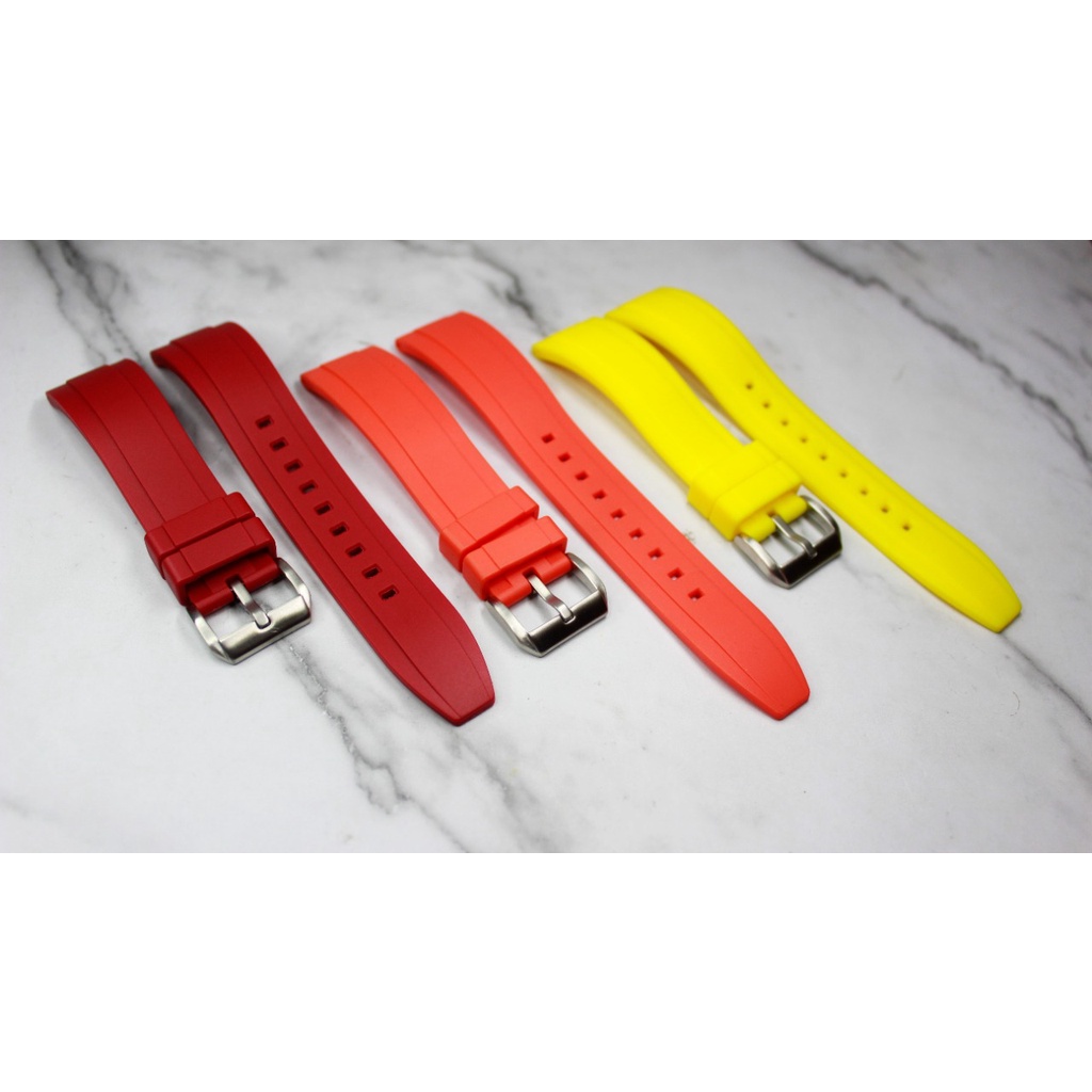 Jual Tali Jam Straps Rubber Bend2018mm Shopee Indonesia