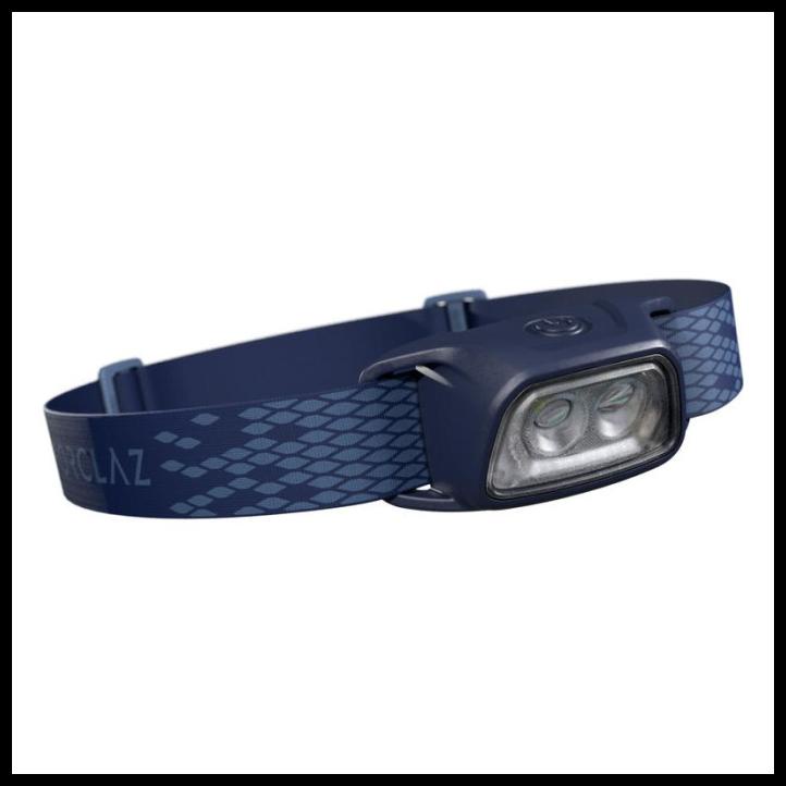 Jual Headlamp Quechua Forclaz Rechargeable Trek 100 Biru Decathlon
