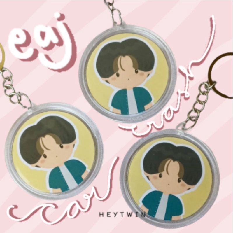 Jual eaj park car crash keychain jae day6 keyring bag tag ganci
