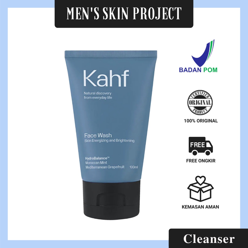 Jual Kahf Face Wash Skin Energizing and Brightening 100ml / Sabun Muka