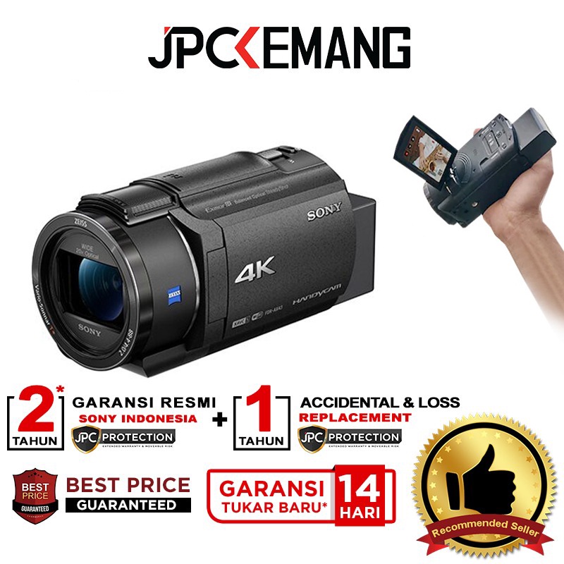 Jual Sony FDR AX43A 4K Handycam Camcorder Sony AX43 A FDRAX43A Garansi