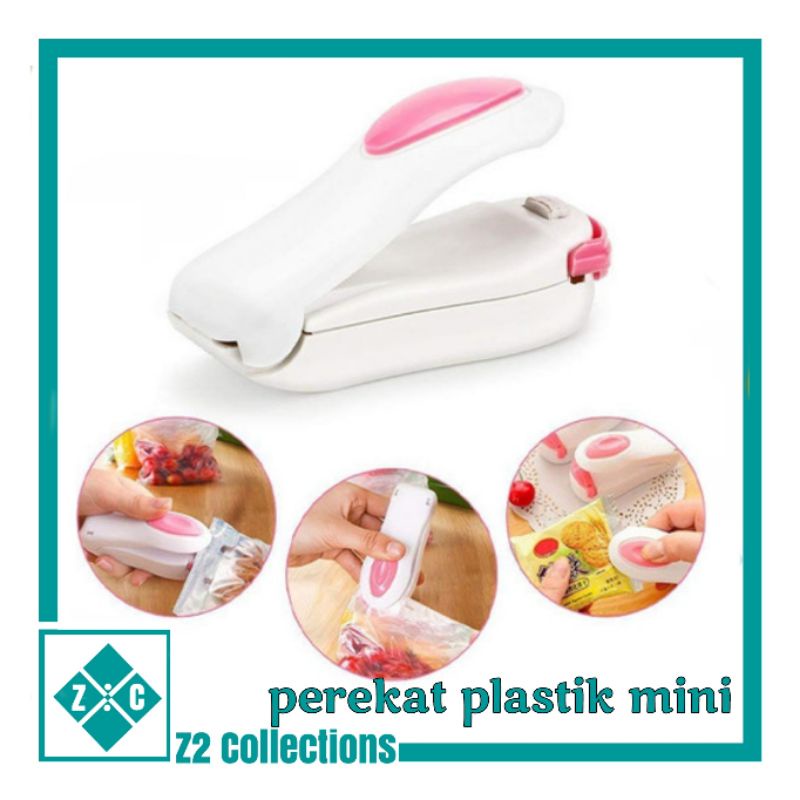 Jual Hand Sealer mini generasi 2 alat press plastik tenaga baterai