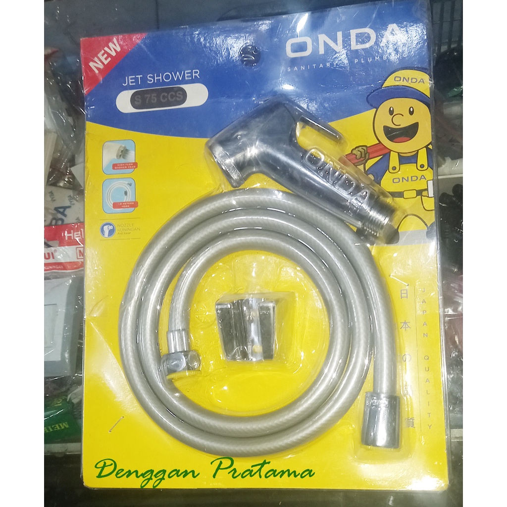 Jual Jet Shower / Shower Cebok ONDA S 75 CCS Chrome Kwalitas Bagus
