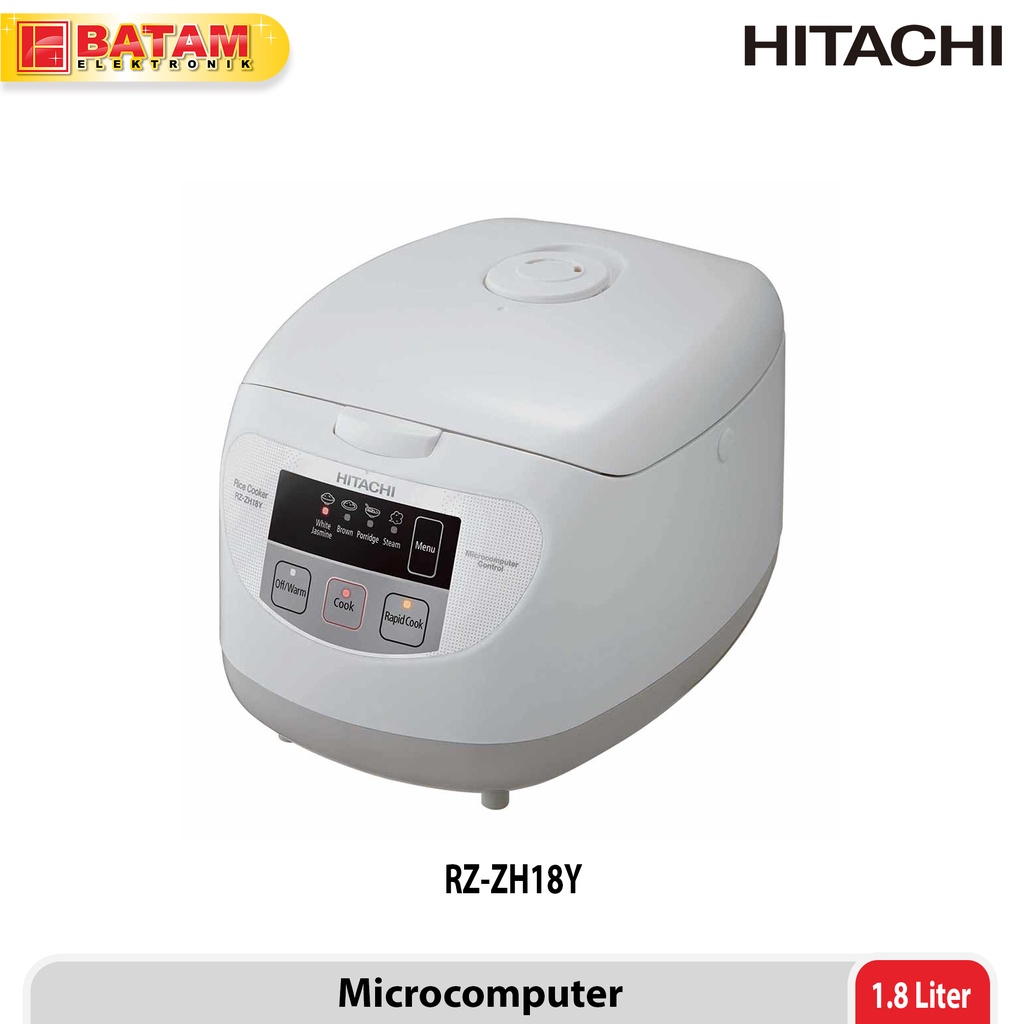 Jual Rice Cooker HITACHI 1.8 Liter RZZH18Y Putih Shopee Indonesia