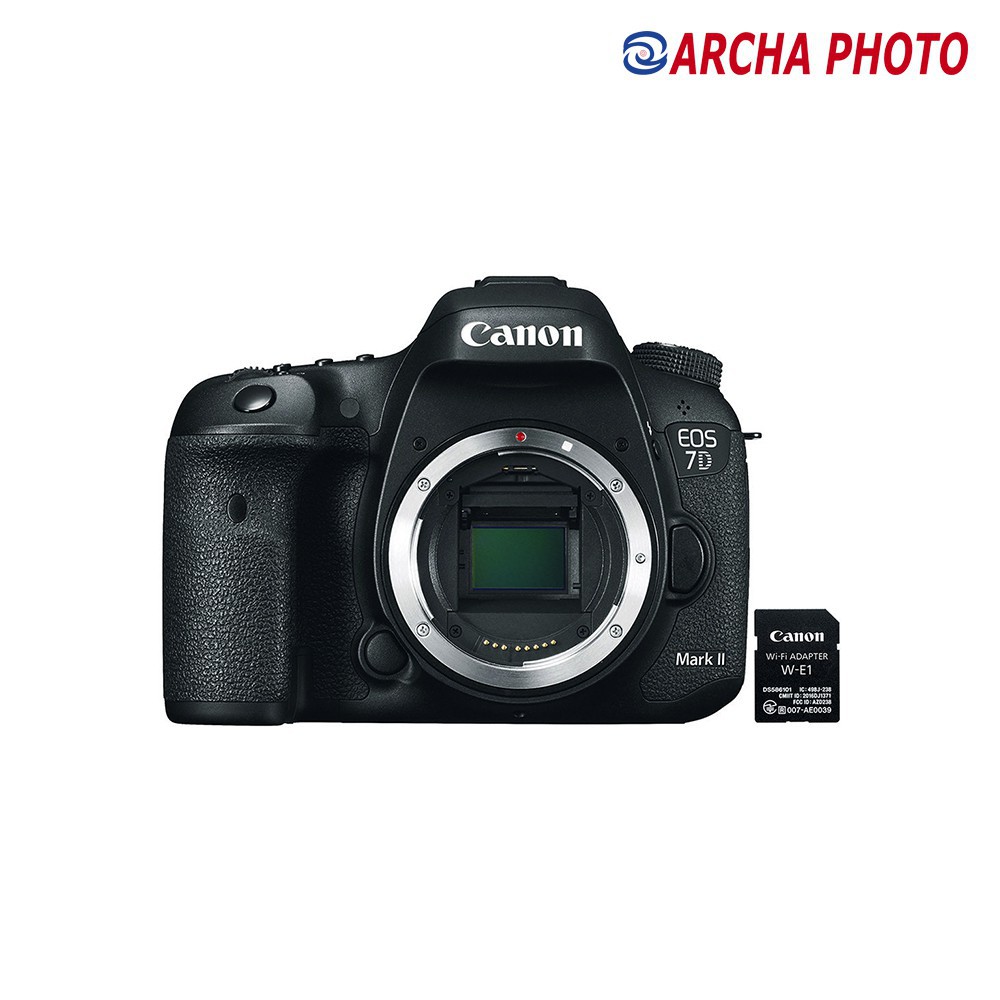 Jual Canon EOS 7D Mark II Body + WiFi Adapter WE1 ARCHA PHOTO