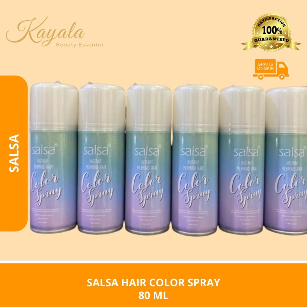 Jual SALSA HAIR COLOR SPRAY 80 ML HAIR SPRAY SALSA PEWARNA RAMBUT