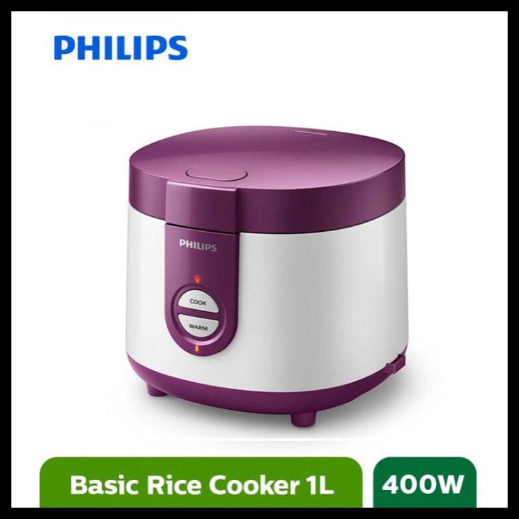 Jual Rice Cooker Philips 1 Liter Hd3116 Ungu Shopee Indonesia