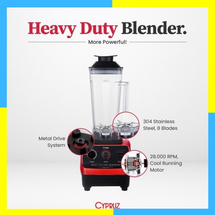 Jual Blender Cypruz BR0380/ BR 0380 Blender Cyprus Heavy Duty 2 Liter