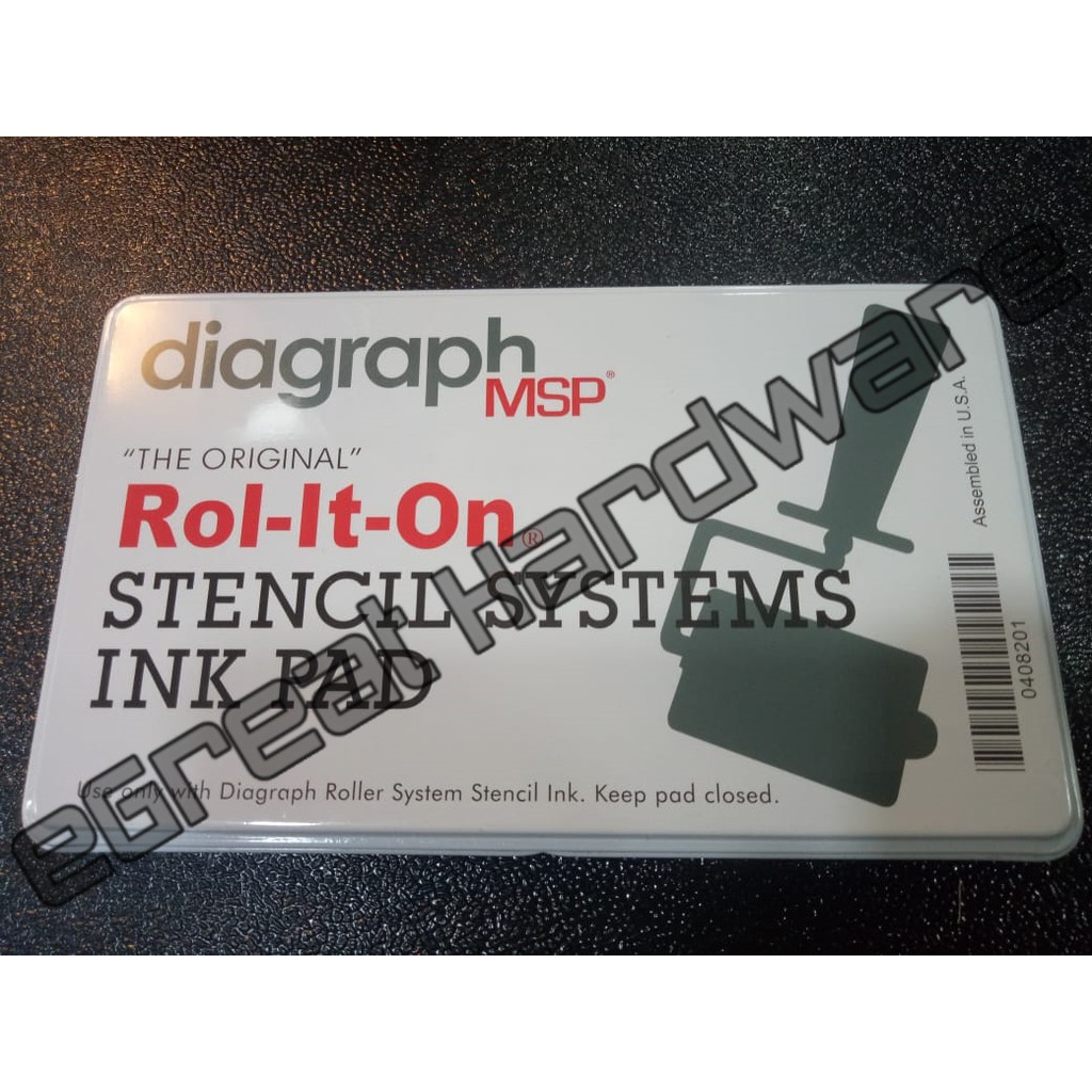 Jual Stencil Ink pad Kotak tinta Stencil Diagraph Shopee Indonesia