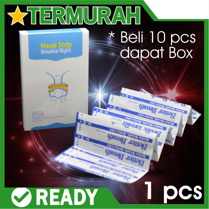 Jual 1 pc strip Harmony Life Nasal Strips Anti Snore Ngorok Dengkur