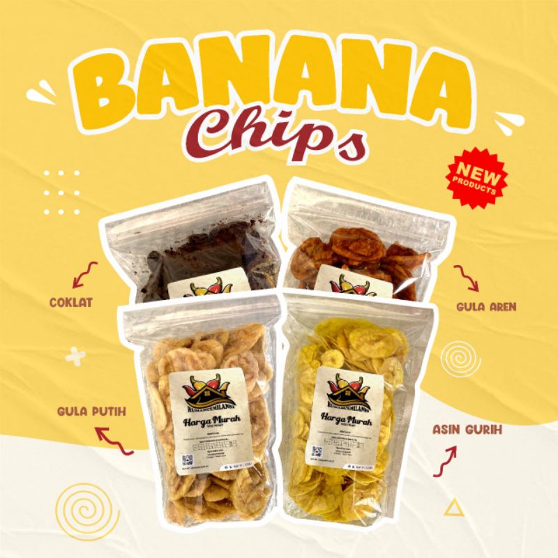 Jual 05. BANANA CHIPS 250GR Shopee Indonesia