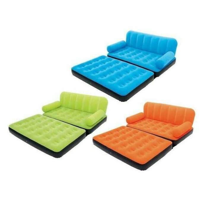 Jual Unik Sofa Angin Double / Air Sofa Bed Double Kursi Malas Lazy