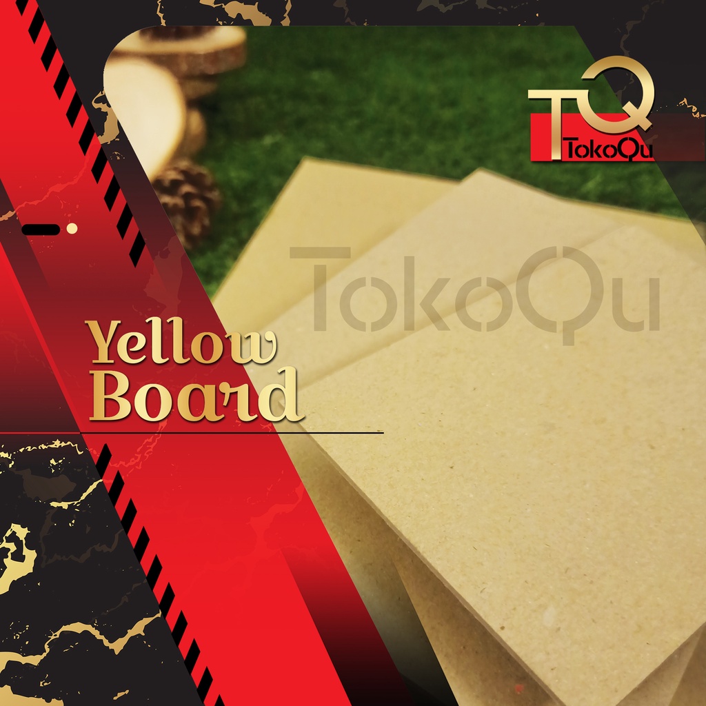 Jual [Isi 6pcs][F4/A4] Yellow Board 30(1500gsm)/Karton tebal 30/Karton
