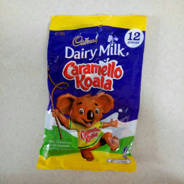 Jual Cadbury dairy milk caramello koala 12pc / cadbury caramello koala