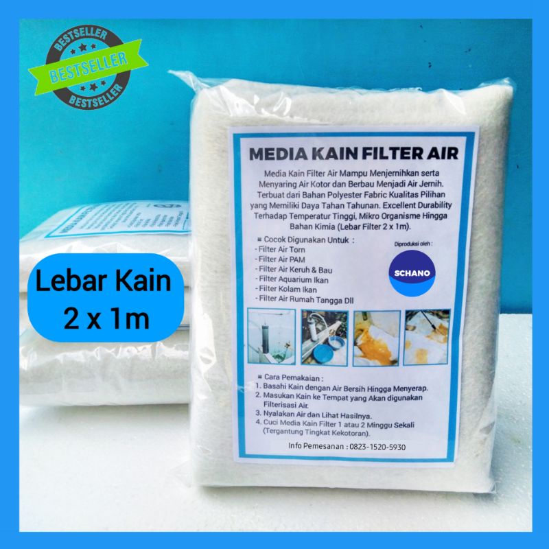 Jual MEDIA KAIN FILTER AIR AWET 2 TAHUN + , FILTER AIR SUMUR, PENJERNIH