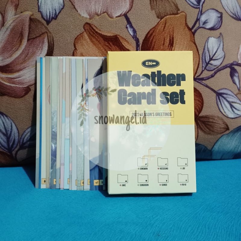 Jual ENHYPEN SEASON GREETING 2022 2023 WEATHER CARD JUNGWON HEESEUNG