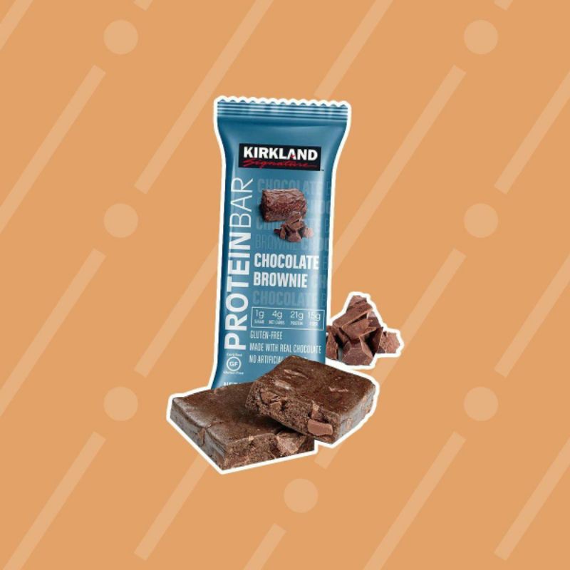 Jual Kirkland Protein bar Chocolate Brownie pack 60gr Shopee Indonesia