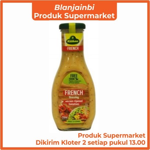 Jual Kuhne French Salad Dressing 250 ml Shopee Indonesia
