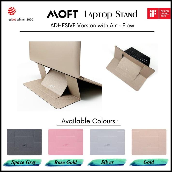 Jual Moft Adhesive Invisible Laptop Stand Gold Shopee Indonesia