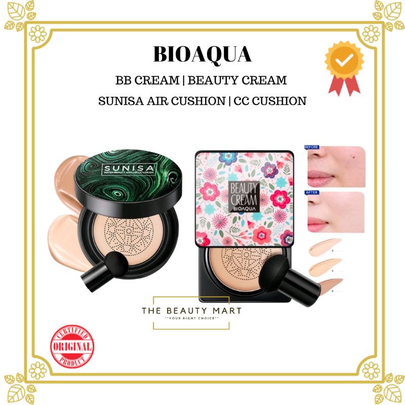 Jual BIOAQUA BB Cushion Whitening Beauty Cream 20g BB Cream SUNISA