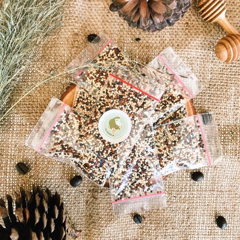 Jual Tricolor quinoa healthy snack hamster cemilan hamster sehat Shopee Indonesia