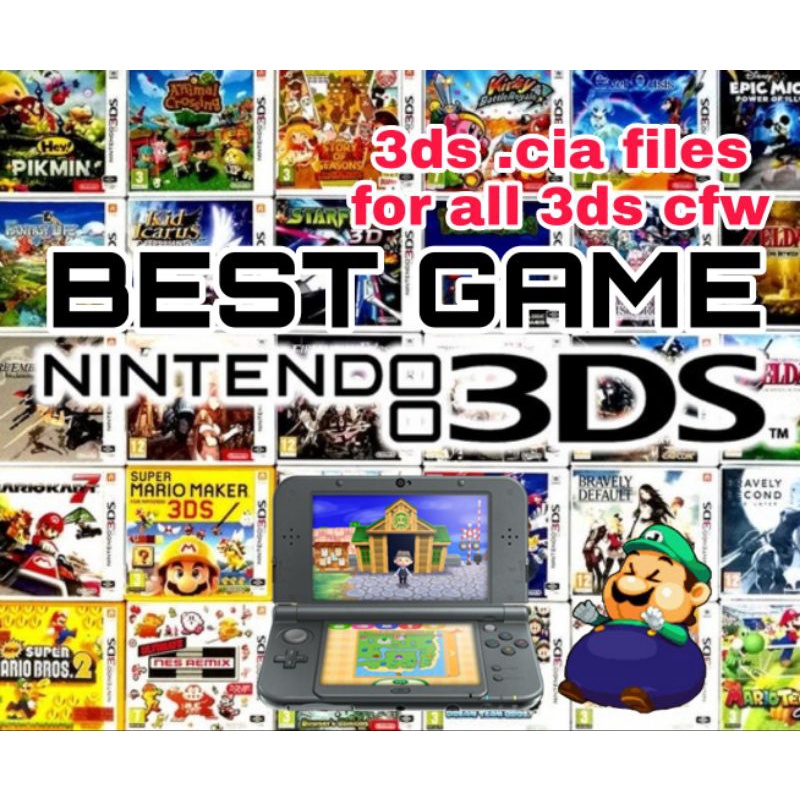 Jual Games 3ds cia for all 3ds cfw nintendo 3ds cia Shopee Indonesia