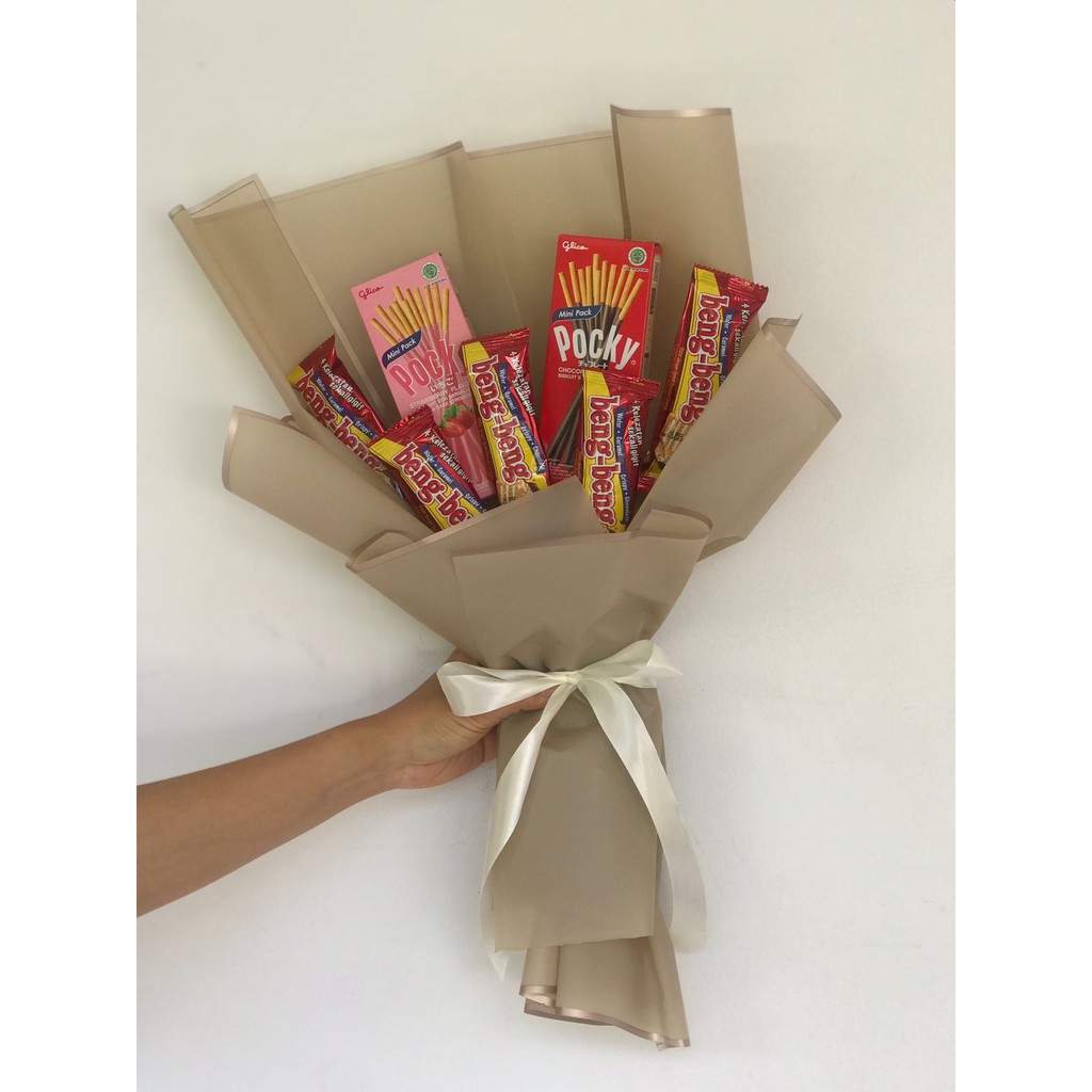 Jual Custom bucket bunga snack bogor/ buket snack bogor Shopee Indonesia