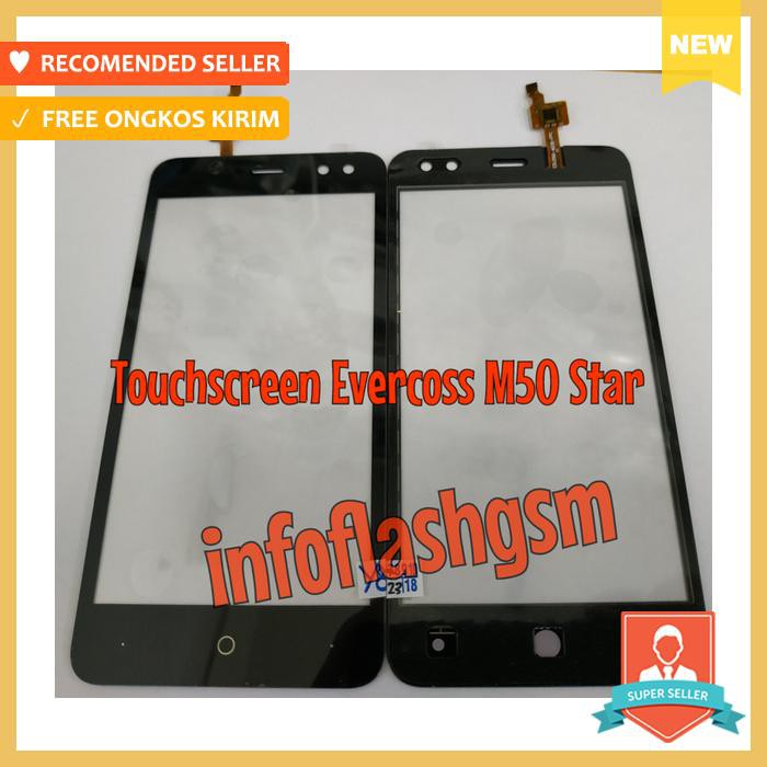 Jual Spare part handphone touchscreen evercoss cross m50 star