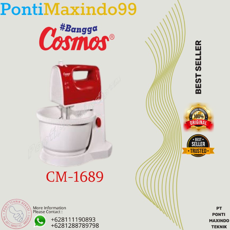 Jual Stand Mixer COSMOS CM1689 3 Liter Shopee Indonesia