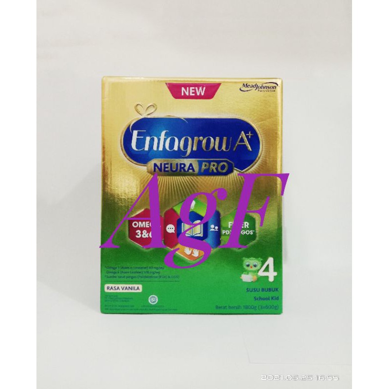 Jual Enfagrow A+ 4 Vanilla 1800 g atau gram (Mead Johnson) Shopee