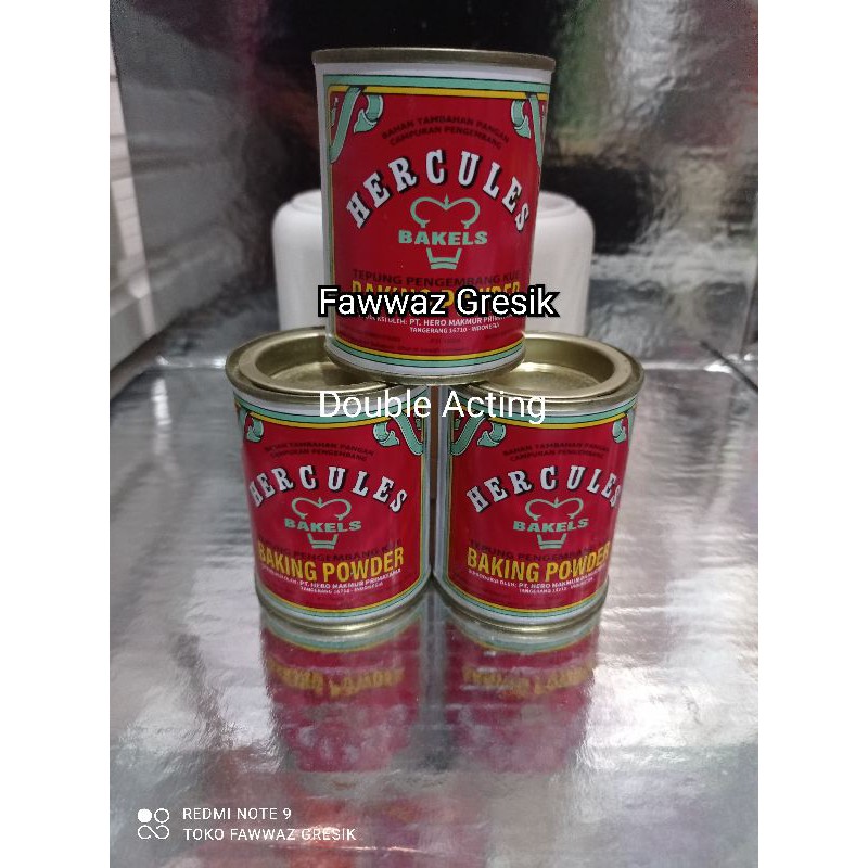 Jual Baking Powder Double Acting Hercules 110gr Hercules Baking