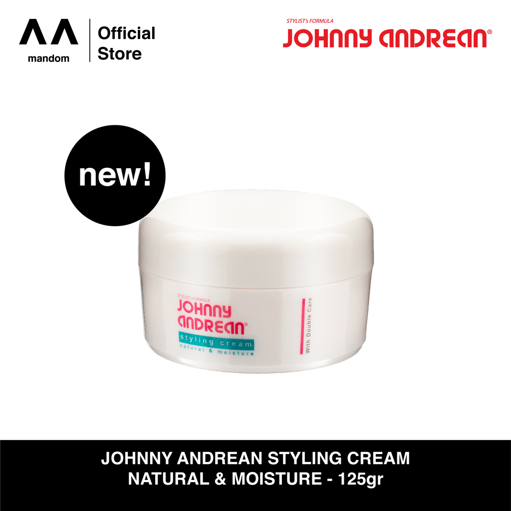 Jual JOHNNY ANDREAN Styling Cream Natural & Moisture 125gr Shopee