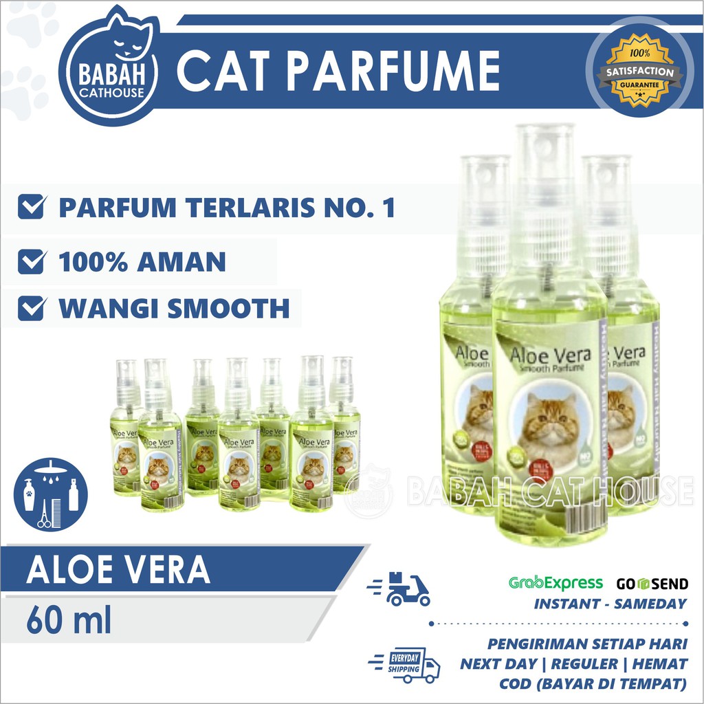 Jual Parfum ALOE VERA Kucing Anjing Wangi Grooming Murah Parfume Tahan