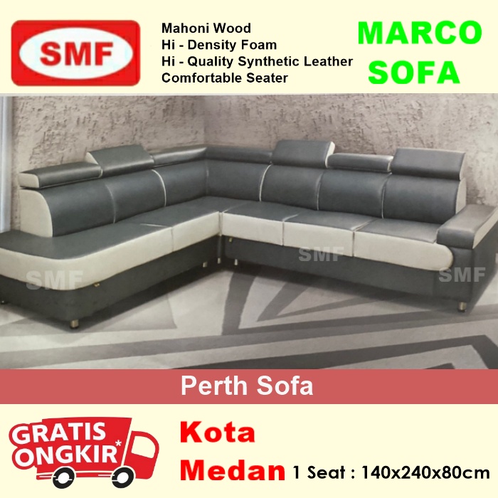 Jual SOFA PERTH SOFA RUANG TUNGGU SOFA TAMU MODERN MARCO Shopee