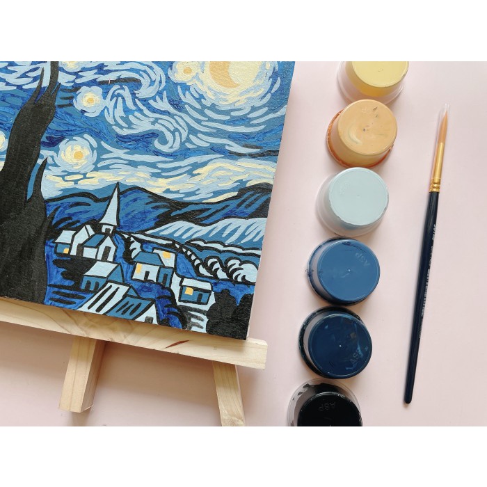 Jual van gogh starry night paint by numbers Shopee Indonesia
