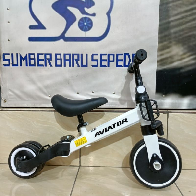 Jual SEPEDA BALANCE BIKE ANAK 3 IN 1 AVIATOR AT 7905 BY PACIFIC