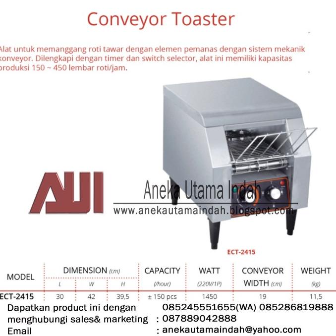 Jual Mesin Pembakar Roti / Getra Conveyor Toaster Ect2415 Shopee