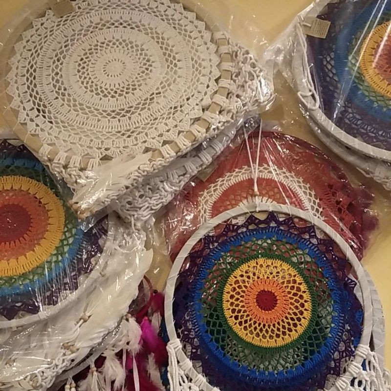 Jual MACRAME DREAMCATCHER SHABYCHIC DREAM CATCHER JUMBO BESAR MACRAME
