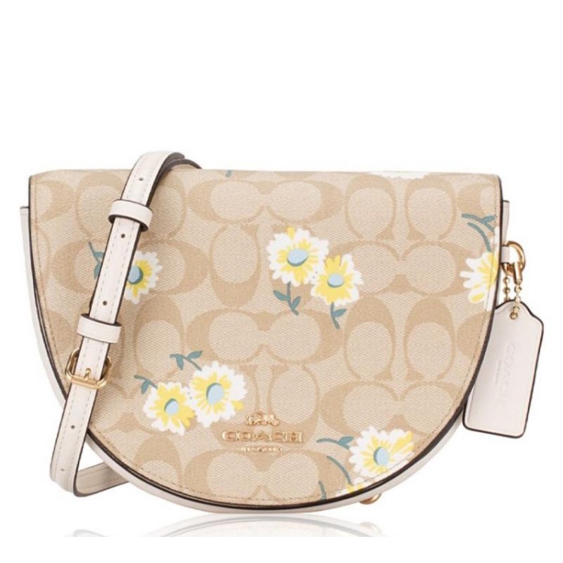 Jual Coach Ellen Crossbody In Signature Canvas With Daisy Print(C3597