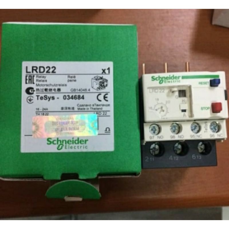 Jual Thermal Overload Relay LRD22 Schneider Shopee Indonesia