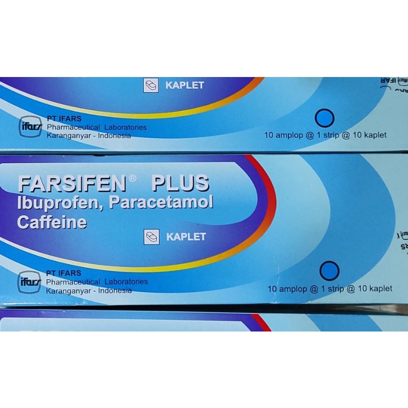 Jual Farsifen Plus 100 Tablet / Paracetamol 350 MG / Ibuprofen 200 MG
