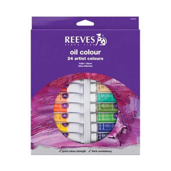 Jual Promo! Reeves Oil Colour Paint Set 24 Pcs Murah Shopee Indonesia