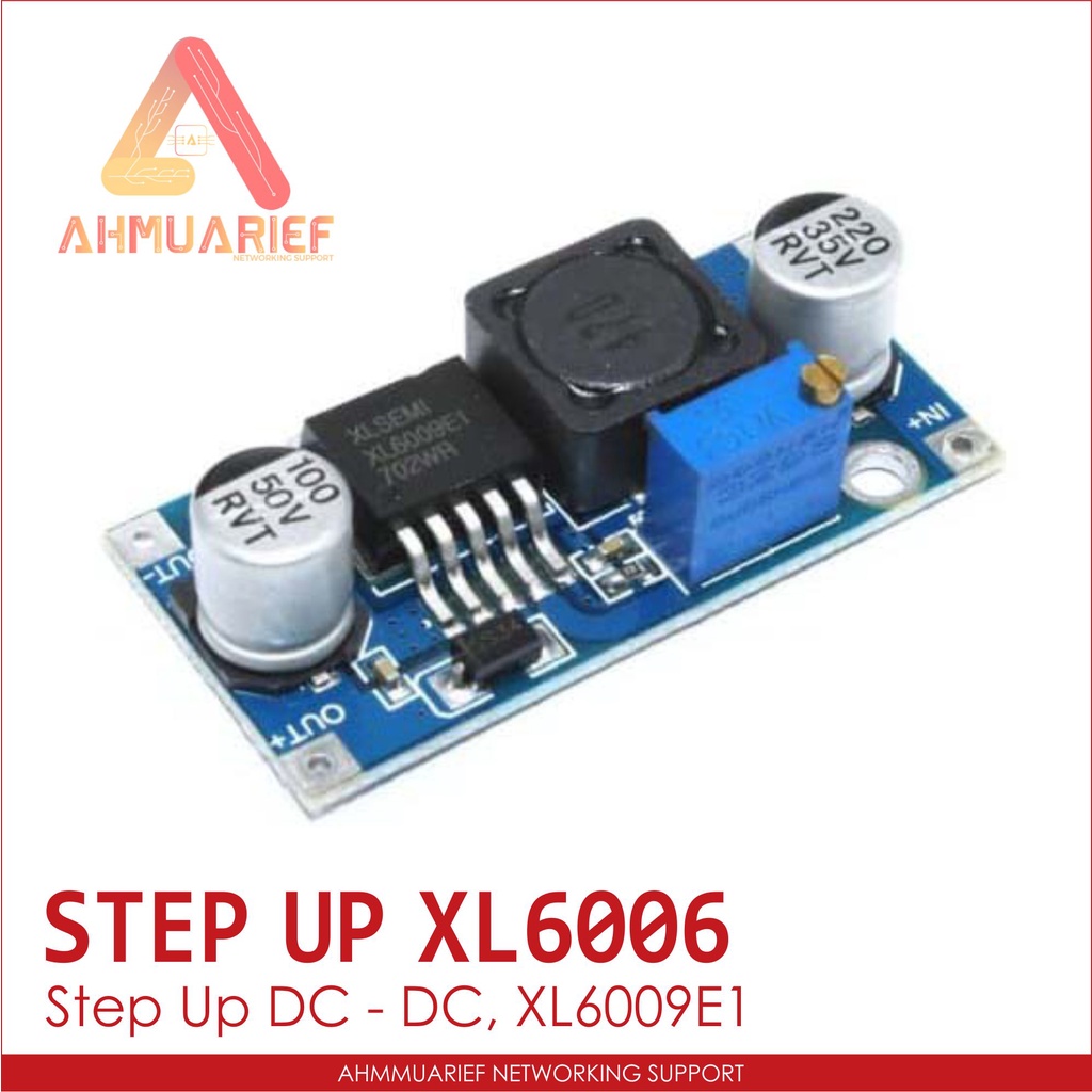 Jual Step Up Module Adjustable XL6009 XL6009E1 DC ke DC Converter Power(04)