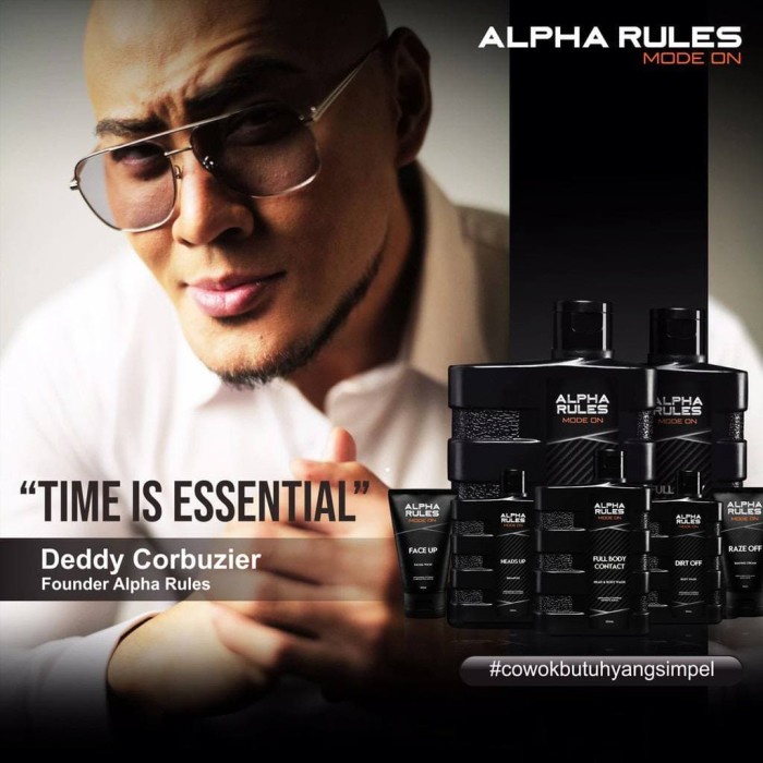 Jual Alpha Rules Sabun Shampoo Pria AlphaRules Original Cowok Simple