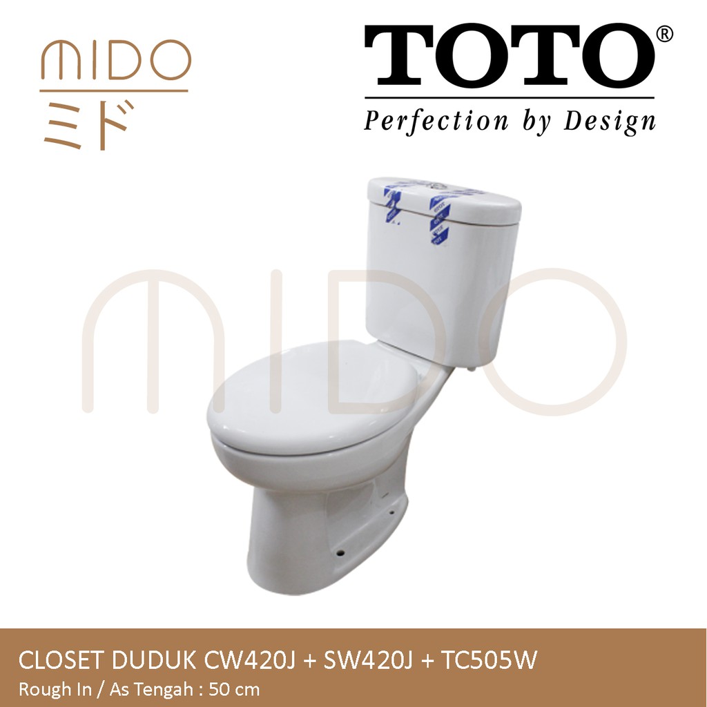 Jual CLOSET / KLOSET / TOILET DUDUK TOTO CW420J SW420JP CW 420 J SW 420