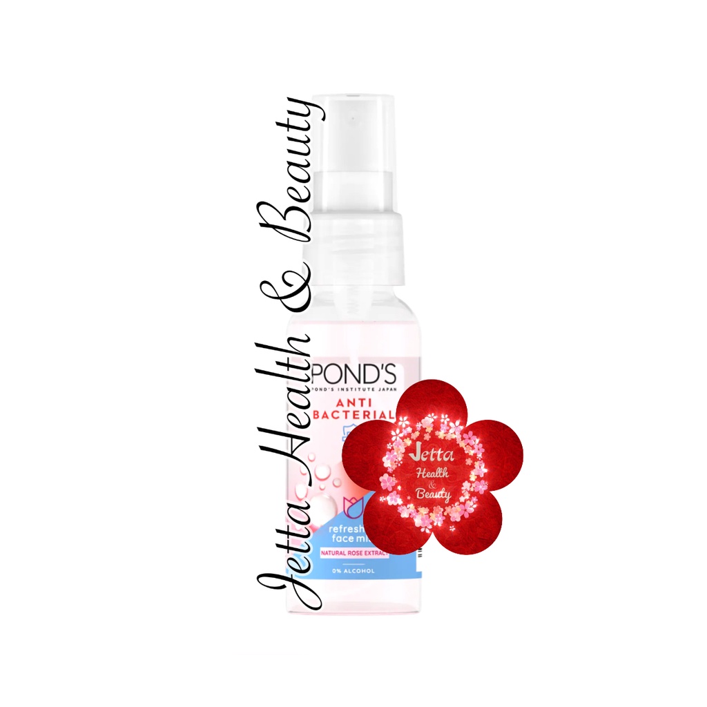 Jual Ponds Anti Bacterial Refreshing Face Mist Spray with Natural Rose